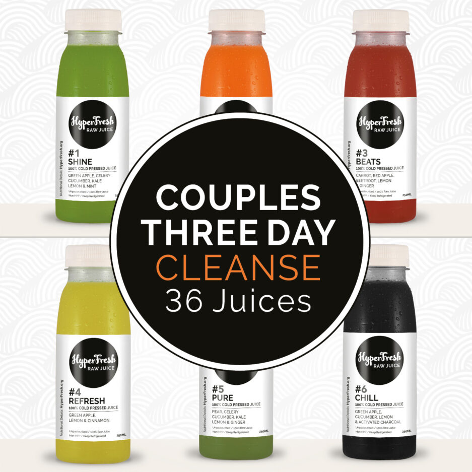 Three Day Couples Juice Cleanse - HyperFresh RAW Juice